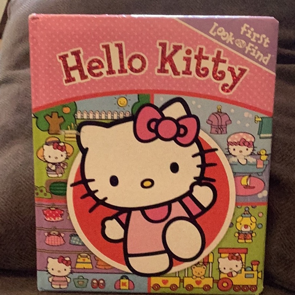 Hello Kitty Look and Find Hard Cover Children’s Book Age 2+